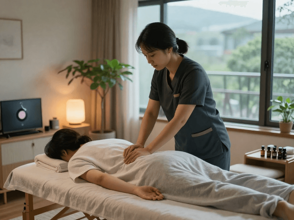 Experience premium 서울출장안마 with a professional therapist in a cozy, tranquil setting.