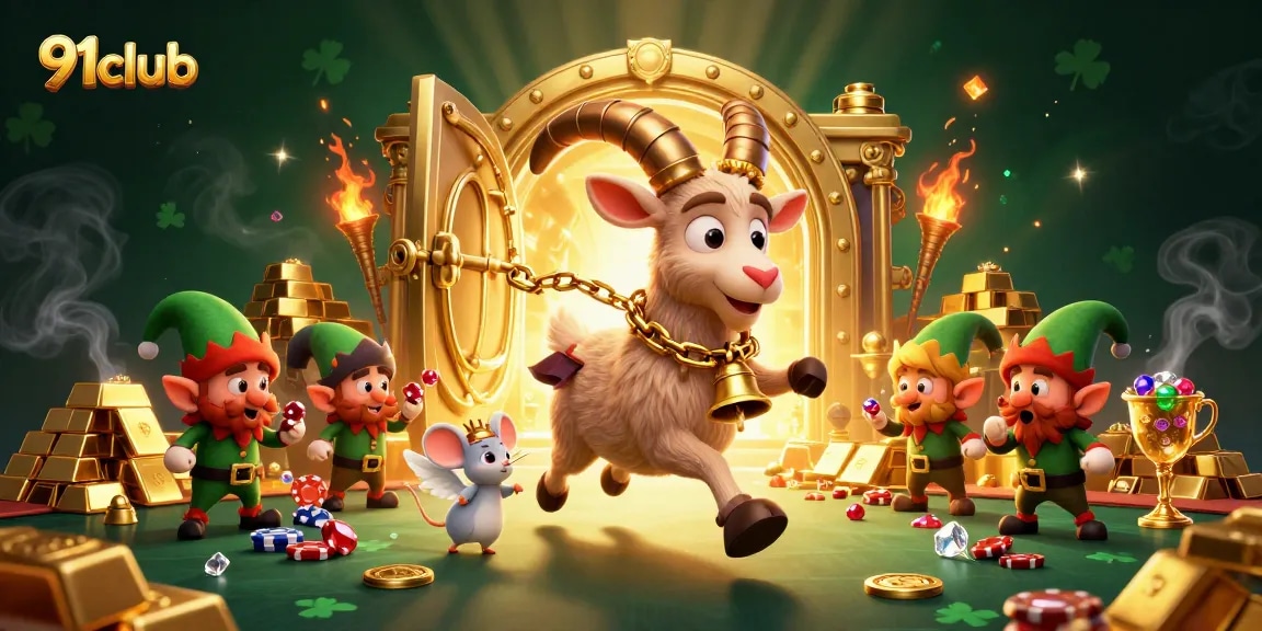 Predicting colors and winning at 91club casino: festive Krampus and gaming chaos