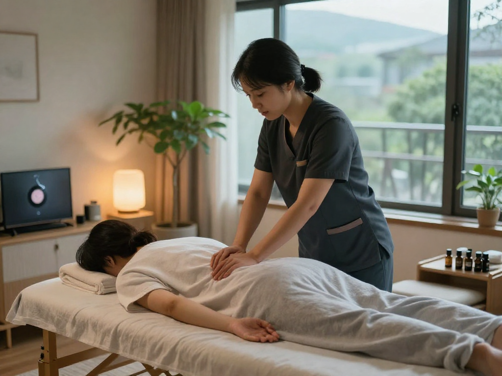 Experience premium 서울출장안마 with a professional therapist in a cozy, tranquil setting.