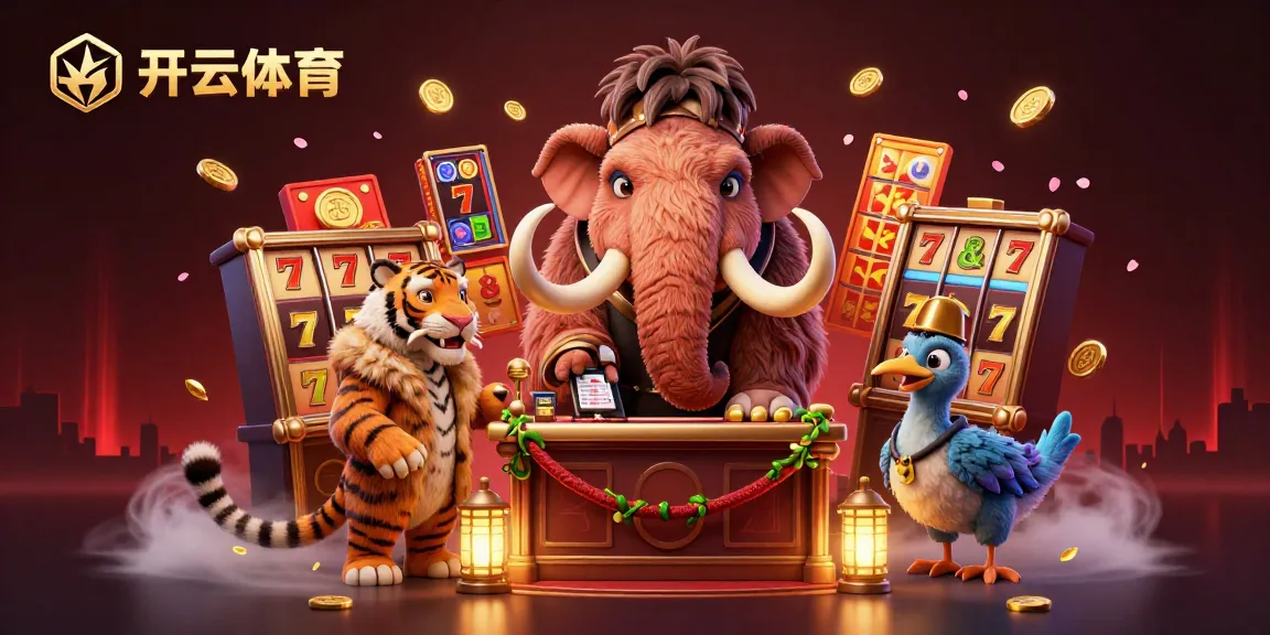 Experience thrilling gameplay at 开云体育 with a vibrant 3D casino scene featuring unique characters.