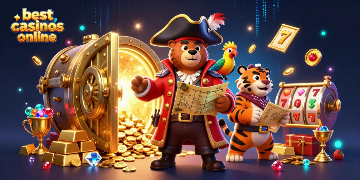 Engage in thrilling gameplay at the best payout casinos online with interactive 3D characters and vibrant casino elements.