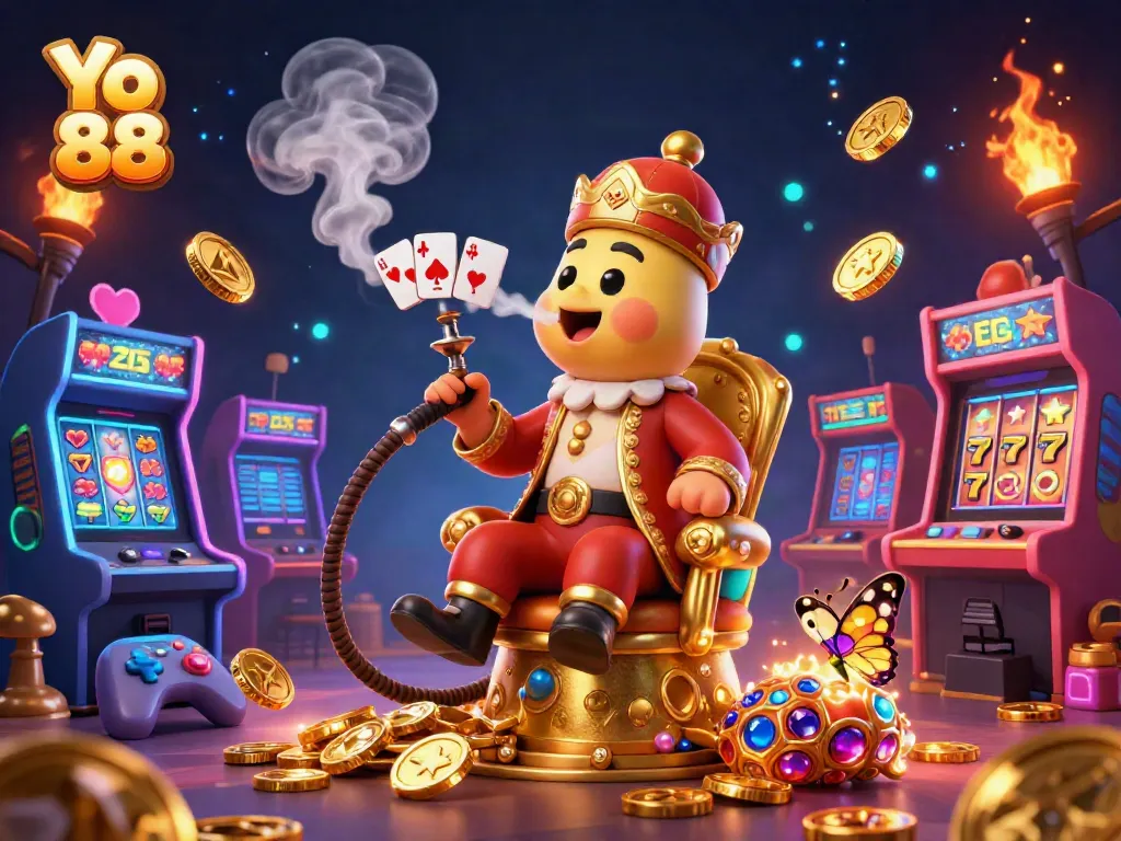 Engage in thrilling gameplay at Yo 88, featuring dynamic casino elements and vibrant characters.