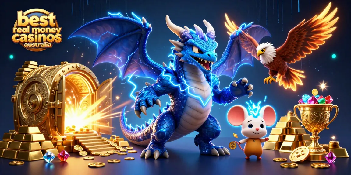 Experience the thrill at the best real money casinos Australia with dynamic game elements and vibrant characters.