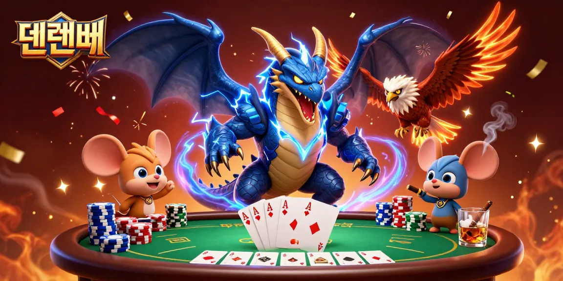 Experience thrilling gameplay at 텐텐벳 with a vibrant 3D casino scene filled with action.