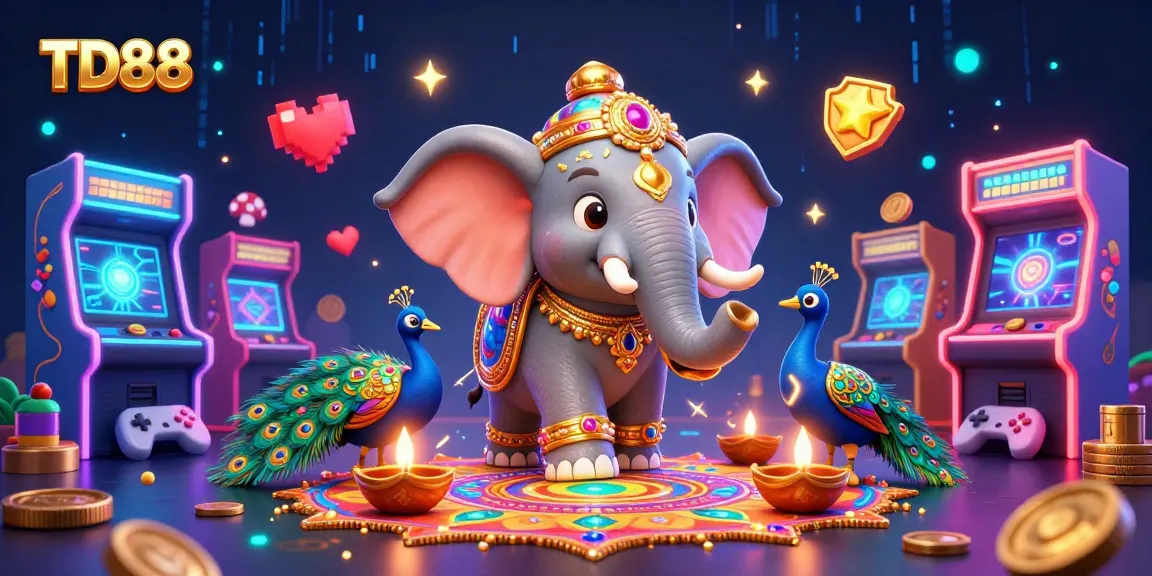 Experience thrilling gameplay at TD88 with vibrant casino-themed elements and enchanting 3D characters.