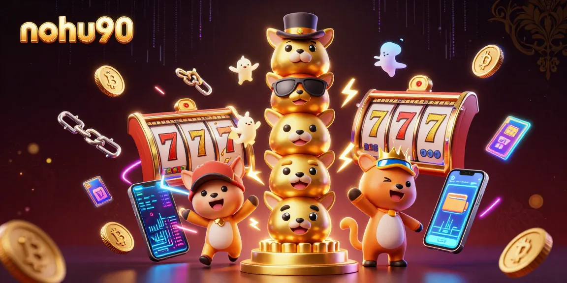 Engage with nohu90's exciting slot gameplay featuring vibrant symbols and a lively atmosphere.