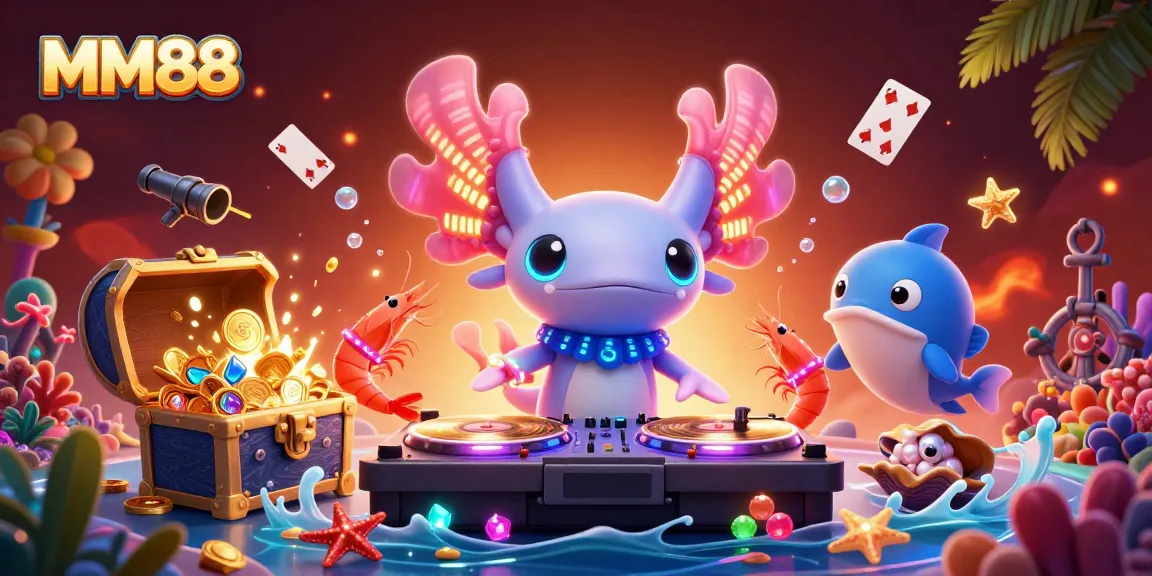 Experience thrilling MM88 action with vibrant underwater entertainment and gaming elements.