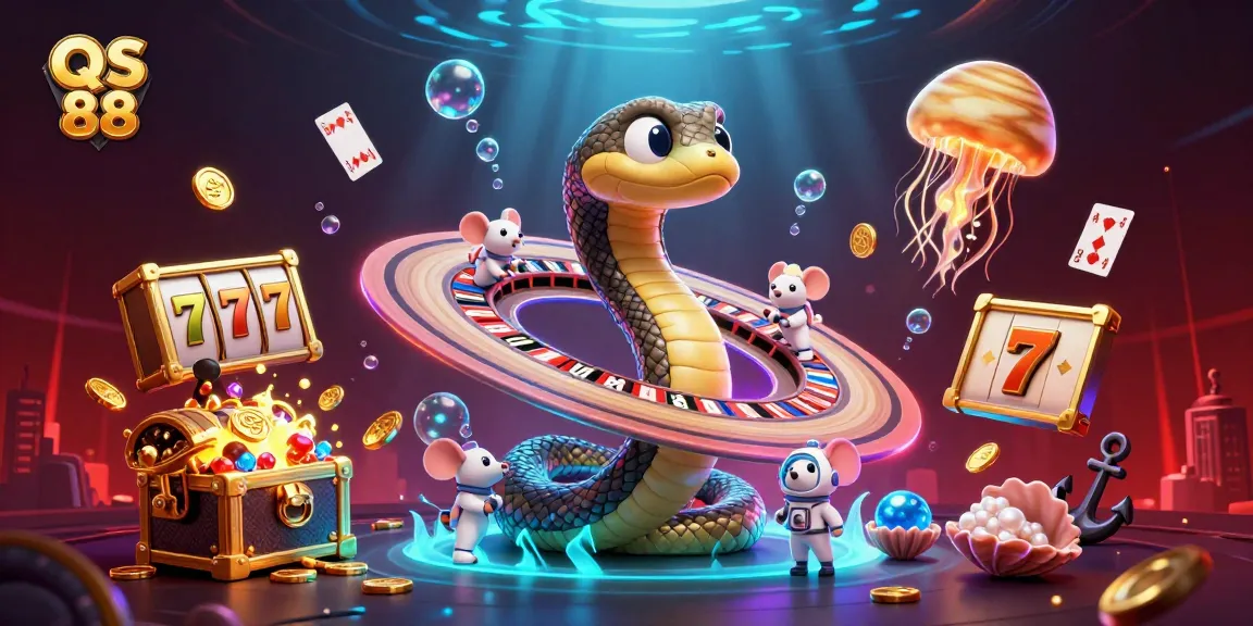 Spin the reels with QS 88's vibrant 3D cartoon gaming adventure filled with treasure!